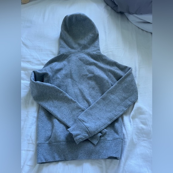 TNA grey hooded sweatshirt with burgundy logo - Picture 6 of 7